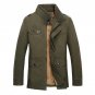 Winter Jacket Men Warm Velvet Coat Men Thicken Cotton Overcoat Bomber Jacket Men Fashion Windbreaker