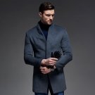 Winter Wool Coat Men Slim Fit Jacket Mens Fashion Outerwear Warm Male Casual Jackets Overcoat Woolen