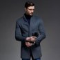 Winter Wool Coat Men Slim Fit Jacket Mens Fashion Outerwear Warm Male Casual Jackets Overcoat Woolen