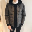 2017 Winter Men Jacket Coat Thickenin Warm Velvet Cotton Male Jackets Parka Hooded Casual Windbreake