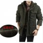 Winter men\'s warm wadded cotton velvet lining thickening solid color cotton jacket male jacket casu
