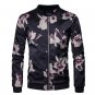 Cloudstyle 2017 New Men Jackets Autumn Spring Top Quality Full Zipper Fashion Casual Slim Fit Printi