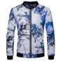 Cloudstyle 2017 New Men Jackets Autumn Spring Top Quality Full Zipper Fashion Casual Slim Fit Printi