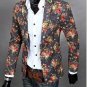 Hot Sale !Spring and Autumn Top Designed  Men\'s Long Sleeve  Stylish Casual Jacket Slim Fit Flower 