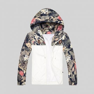 New Brand Jacket Men Clothes Trend Hoodies Casual Male Jackets Camo Print Flower Men Outerwear Mens 