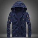 EAS Mens Floral Hoodie Jacket Coat Fashion Flower Printed Tracksuit Hoodies Full Sleeve Male Hip Hop