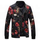 Flowers Men Jacket and Coats New Arrivals Men Fashion Flowers Coats Cotton Casual Plus Size 5XL 6XL 