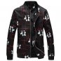 Flowers Men Jacket and Coats New Arrivals Men Fashion Flowers Coats Cotton Casual Plus Size 5XL 6XL