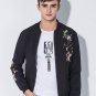 Men/Women Jackets Men\'s New Casual Flower Embroidery Jacket High Quality Spring Autumn Fashion Slim
