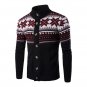 Men\'s Fashion Snowflake Thicken Warm Knitwear Casual Coat Christmas Sweater