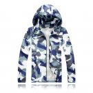 Men Fashion Army Camouflage Jacket Tide Male Hooded Thin Sunscreen Coat Waterproof Hooded Jacket Coa