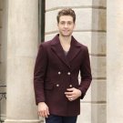 New Arrival Wholesale Turkish Mens Wool fabric winter coat Blazer Designs Double Breasted flannel an