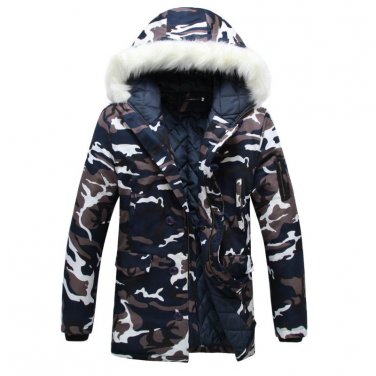 Large Size 5XL Autumn Winter Coats Men Camouflage Jacket Couples Parkas High Quality Thicken Parka H