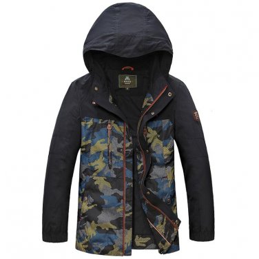Envmenst 2017 Fashion Men Jacket Coats Brand Outerwear Camouflage Patchwork Casual Coats Male Clothe
