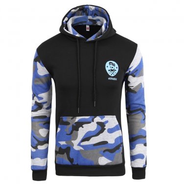 Men \'s 2016 spring autumn fashion casual camouflage coat trend Slim sets long - sleeved hooded all-