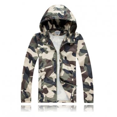 Spring Autumn Jackets Men Fashion Camouflage Jacket Male Hooded Coat Windproof Waterproof Hooded Jac