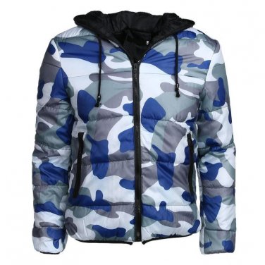 Men Jacket Waterproof Windproof Warm Coat Camouflage Hooded Camo Army Clothing