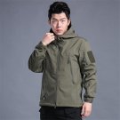 Men Shark Skin Softshell Army Military Tactical Jacket Fashion Waterproof Windproof Warm Camouflage 