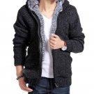 Men\'s Sweater 2017 New Brand Winter knit Sweater Zipper cardigan jacket Casual Slim Men Warm coat J
