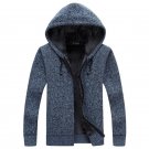 Jackets Men Cotton Hooded Jacket Sweater Mens Thicken Warm Autumn Winter Jacket Men Padded Knitted C
