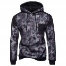 Men\'s Fashion Digital Print Flower Hoodie Mesh Casual Hoody Thick Sweatshirt Mens Hoodies Mesh Coat