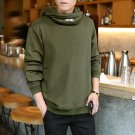 Men Autumn Winter Embroidered Thicken Hoodie Coat Male Fashion Casual Loose Pullover Sweatshirt Jack