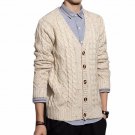 Cloudstyle 2017 New Men Fashion Autumn Winter Long Sleeve Sweaters Coat Cardigan Young Man Clothing 