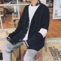 Envmenst 2017 Spring Autumn New Fashion Men Single Breasted Cardigan Sweaters Casual Patchwork Coat