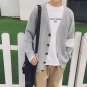Envmenst 2017 Spring Autumn New Fashion Men Single Breasted Cardigan Sweaters Casual Patchwork Coat
