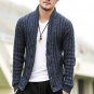 2016 NEW Men\'s cotton Sweater Slim wool Cardigans knitted coat open stitch V-Neck Long Sleeve Fashi