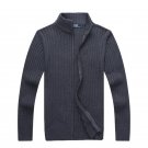 Factory direct men autumn and winter zipper sweater cardigan Korean fashion sweaters Jacket coat who