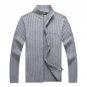 Factory direct men autumn and winter zipper sweater cardigan Korean fashion sweaters Jacket coat who