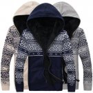 Fashion Men\'s Sweaters Coats Cotton Long Sleeve Mens Winter Sweaters Hooded Knitted Casual Sweaters