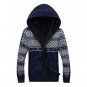 Fashion Men\'s Sweaters Coats Cotton Long Sleeve Mens Winter Sweaters Hooded Knitted Casual Sweaters