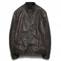 Autumn Moto Vintage Mens Jackets Coat Motorcycle PU Male Leather Jacket Men Casual Stand Collar Slim