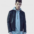 Men Leather Jacket Winter PU leather Jackets Casual Coats Jaqueta Masculina Couro Stand Collar Warm 