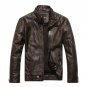 Men Leather Jacket Winter PU leather Jackets Casual Coats Jaqueta Masculina Couro Stand Collar Warm