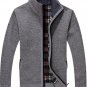 2017 autumn and winter new wool coat Men \'s casual cashmere cardigan jacket Fashion collar collar m