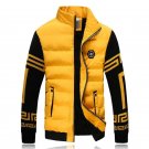 Warm Fashion Cotton Down Winter Jacket Men Knitted Sleeve Casual Men Winter Coat Plus Size 3XL 4XL 5