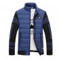 Warm Fashion Cotton Down Winter Jacket Men Knitted Sleeve Casual Men Winter Coat Plus Size 3XL 4XL 5