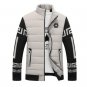 Warm Fashion Cotton Down Winter Jacket Men Knitted Sleeve Casual Men Winter Coat Plus Size 3XL 4XL 5