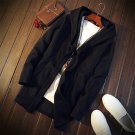 In the autumn of 2016 men in long hooded windbreaker big yards men\'s clothing line unlined upper ga