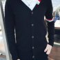2017 New Style Men\'s Cashmere Cardigan Sweater Coat V-Neck Male Thin Striped Pockets Mens Knitting