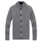 New 2015 Winter Thicken Fleece Sweater Men Fashion Single Breasted Knitted Cardigans Coat Male Casua
