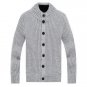 New 2015 Winter Thicken Fleece Sweater Men Fashion Single Breasted Knitted Cardigans Coat Male Casua