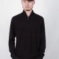 2016 Autumn Winter Men\'s clothing Solid Color Zipped Turtleneck Long Sleev Sweater Male Knitted Pul