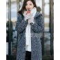 Man And Woman Sweater Winter Long Clothing Couple Knitted Cardigan Down Coat Fashion Korean Warm Win