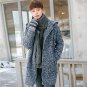 Man And Woman Sweater Winter Long Clothing Couple Knitted Cardigan Down Coat Fashion Korean Warm Win