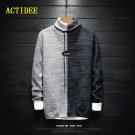 2017 New Men Thick Warm Pullovers High Quality Couple Lovers Sweater Men Winter Coat Grey Plus Size 