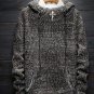2017 New Men Thick Warm Pullovers High Quality Couple Lovers Sweater Men Winter Coat Grey Plus Size
